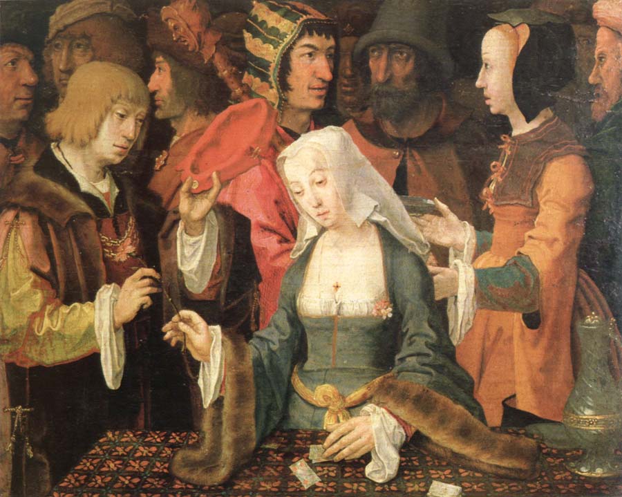 Lucas van Leyden the fortune teller